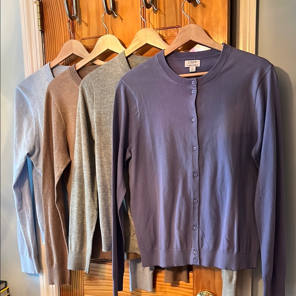 J. Crew factory button down cardigans